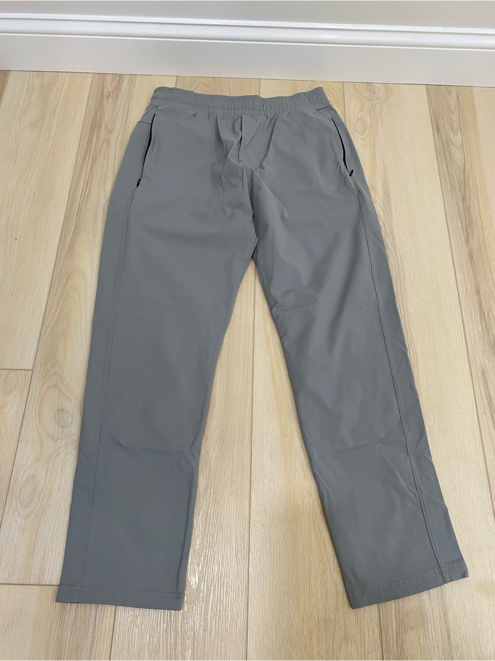 Public Rec Pants Mens Gray Performance Drawstring Stretch 32/30 Pants Athletic